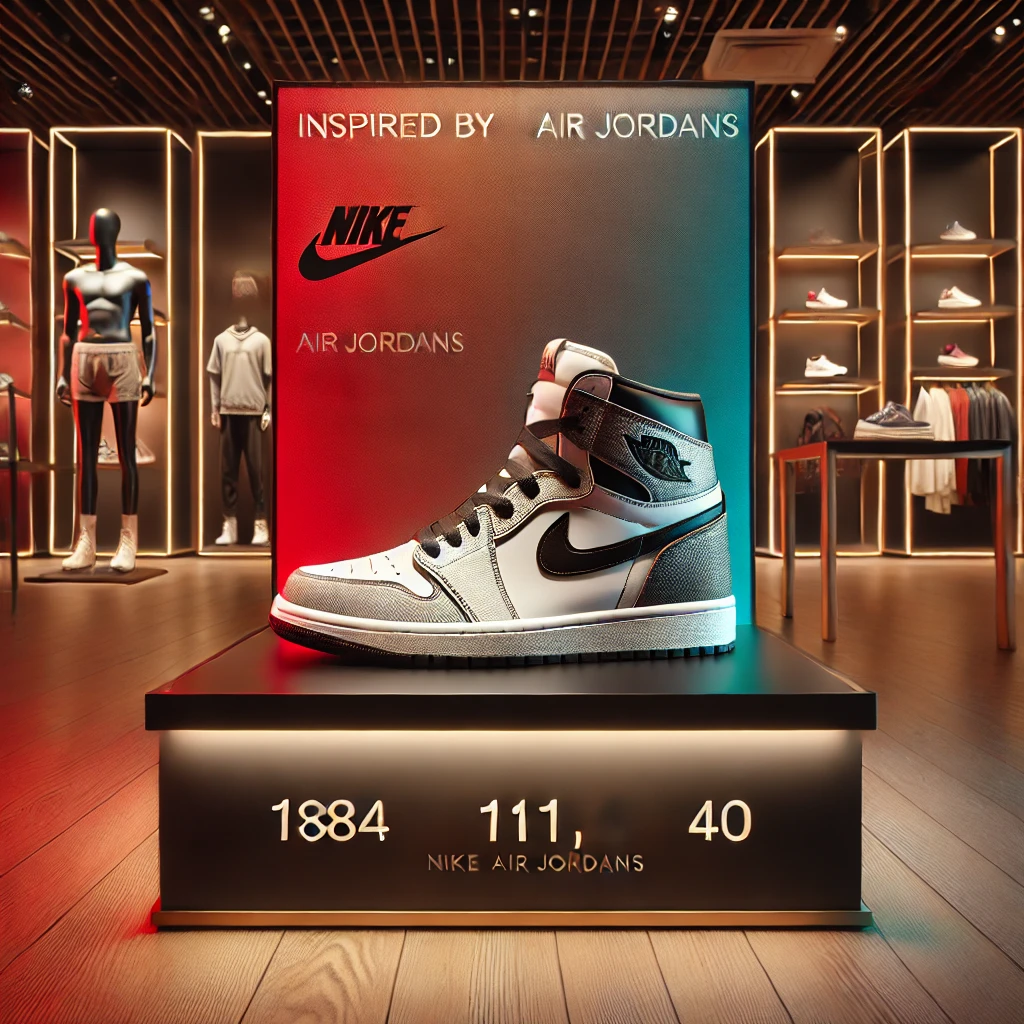 Detalle del diseño de las zapatillas