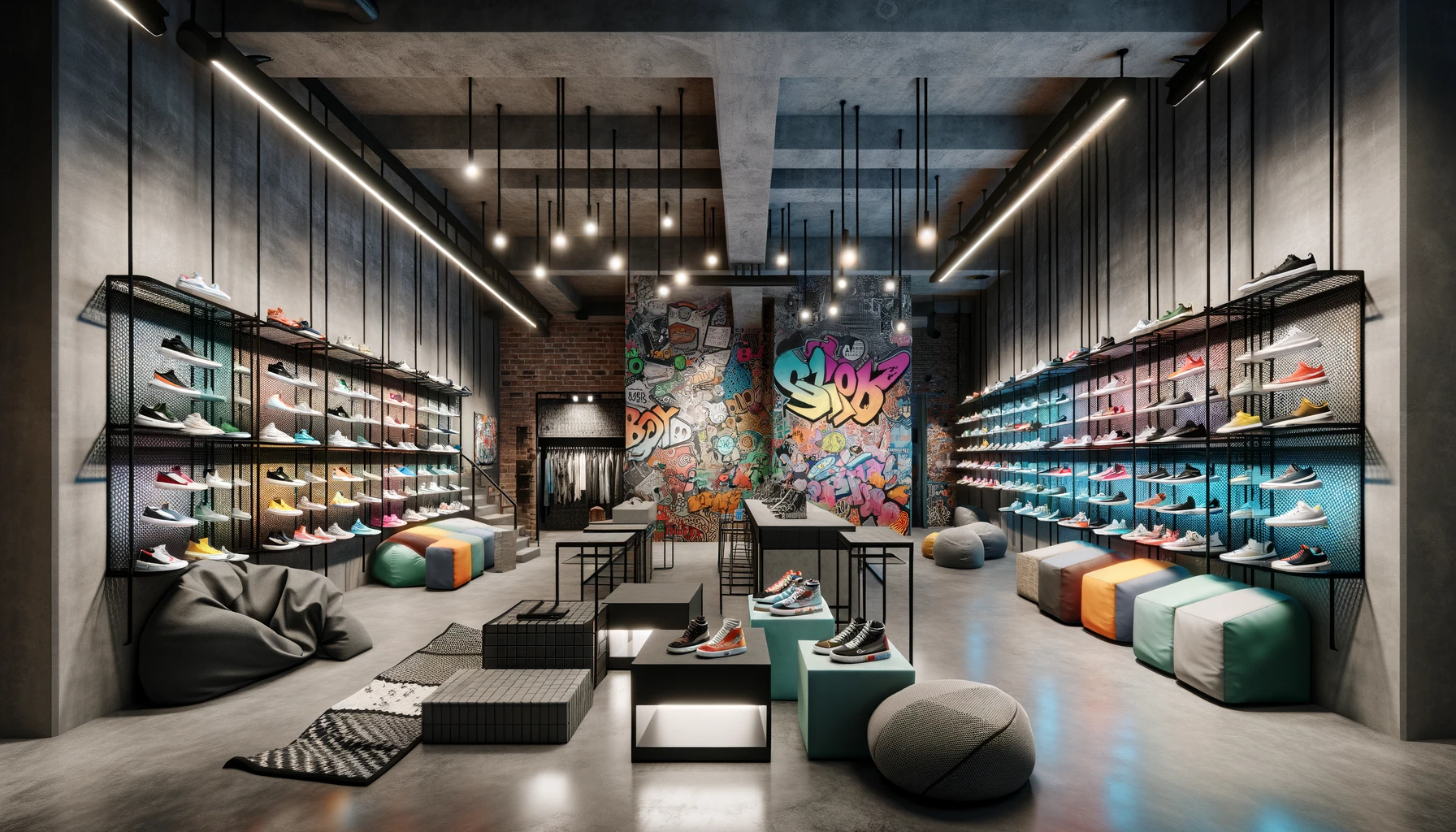 Interior de la tienda ALLSHOES